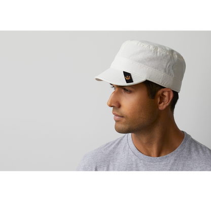 Goorin Bros. private cotton cadet cap White  mens styling